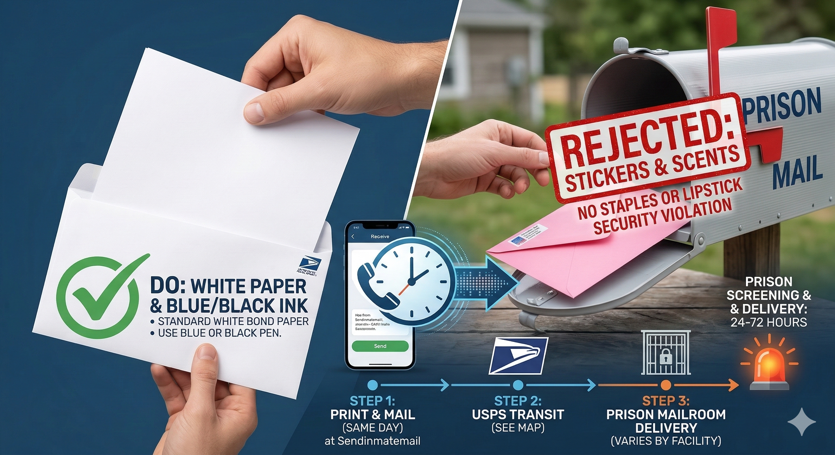 Essential Rules for Sending Letters to U.S. Prisons