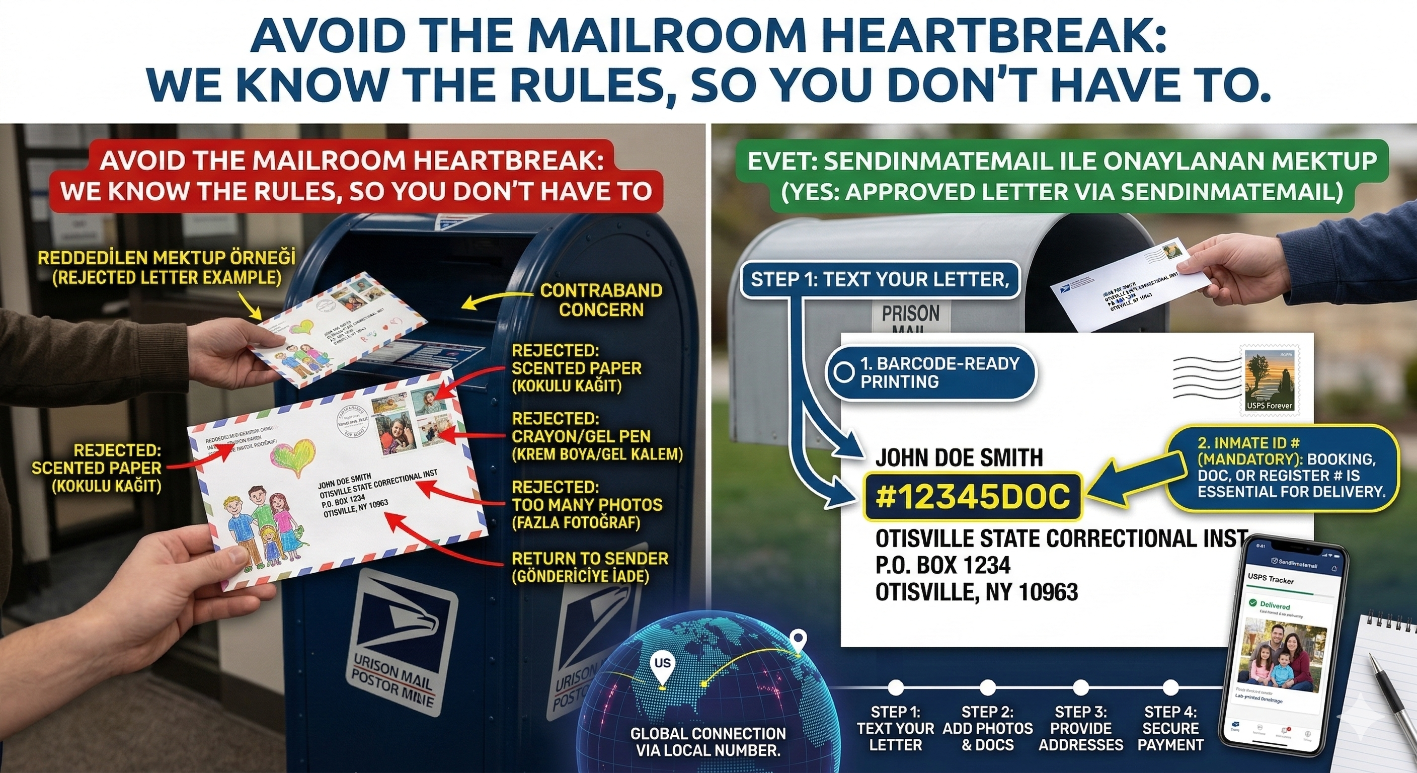Why Was My Prison Letter Rejected? (Avoiding the First-Timer Heartbreak)